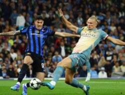 Haaland Tak Cetak Gol, Man City vs Inter Imbang