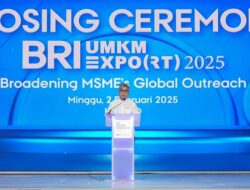 BRI Usaha Mikro, Kecil, dan Menengah EXPO(RT) 2025 Ditutup, Kontrak Produk Ekspor Capai US$90,6 Juta