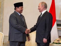 Prabowo Ucapkan Terima Kasih ke Putin karena Dukung RI Masuk BRICS