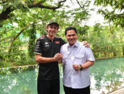 Menpora Erick Penuh Sukacita Jamu Valentino Rossi di Jakarta