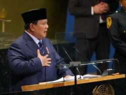 Prabowo Singgung Pembangunan Tanggul Laut Raksasa RI di Sidang PBB