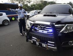 Polisi Tindak 2.062 Pelanggar Rotator Sejak 2021, Ada Pejabat Kena