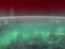 Dahsyat! Penampakan Aurora Borealis Menari dari Stasiun Luar Angkasa