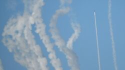 Penampakan Roket China Berterbangan di Dekat Wilayah Taiwan