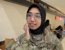 Viral WNI Berhijab Jadi Tentara Angkatan Darat AS