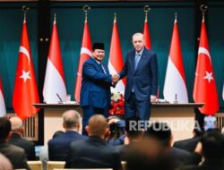Erdogan Telepon Prabowo, Bicara Kerja Sama Lini belakang dan Politik Luar Negeri