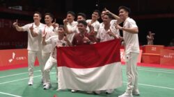 Tim Bulu Tangkis Putra Sabet Emas Pertama Asian Games 2026, Netizen: Menyala Ubed!